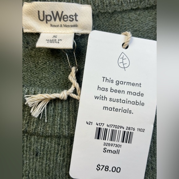 UpWest Sunday Crew neck Sweater r92-26 - Picture 4 of 6